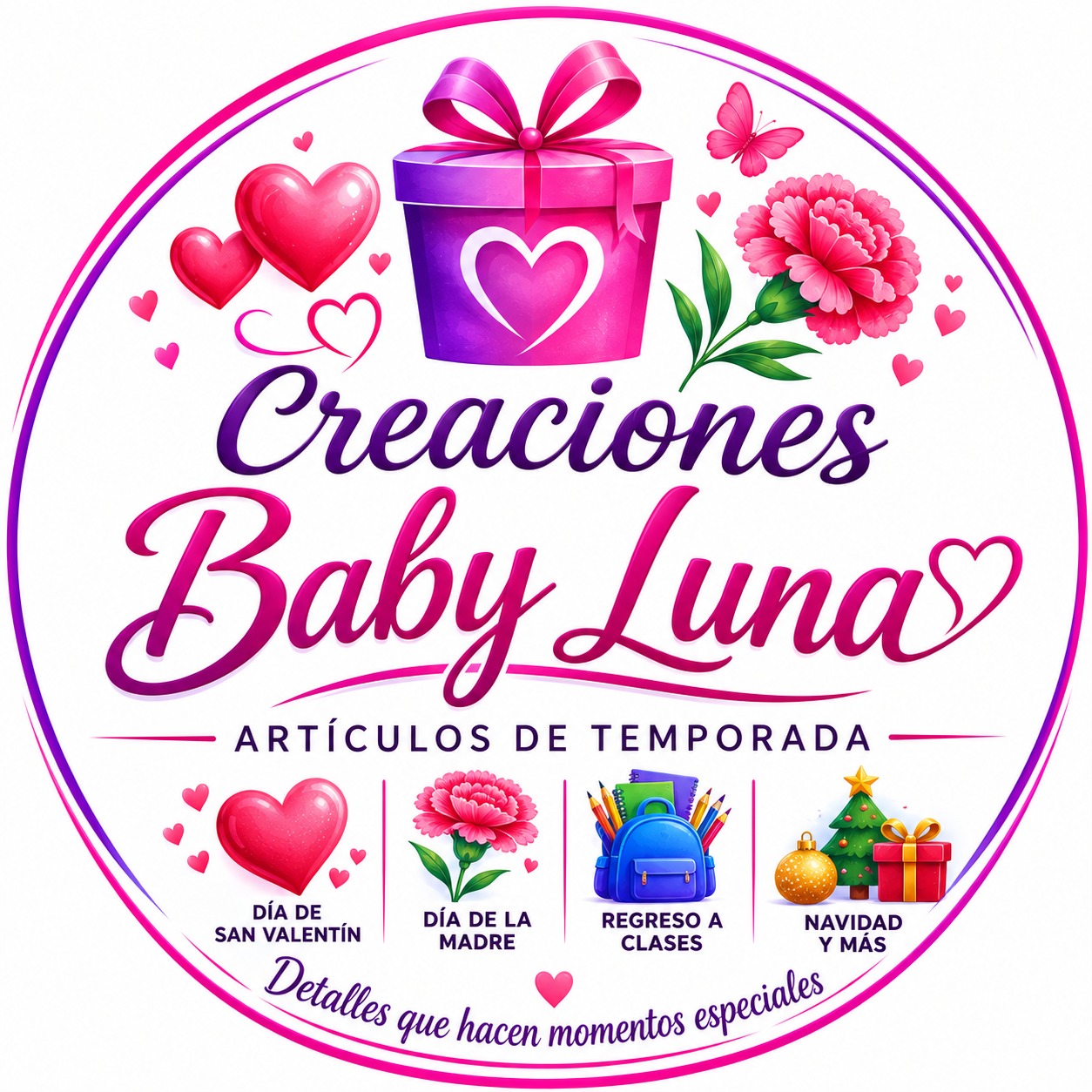 Logo de Creaciones Baby Luna