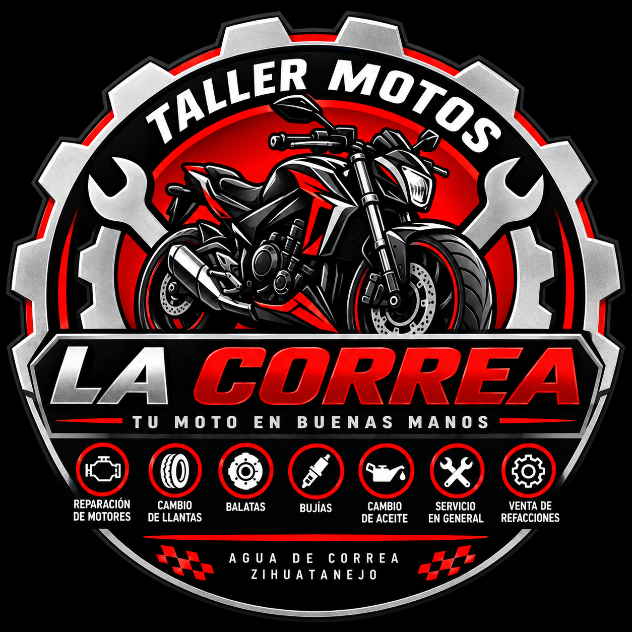 Logo de Taller Motos La Correa