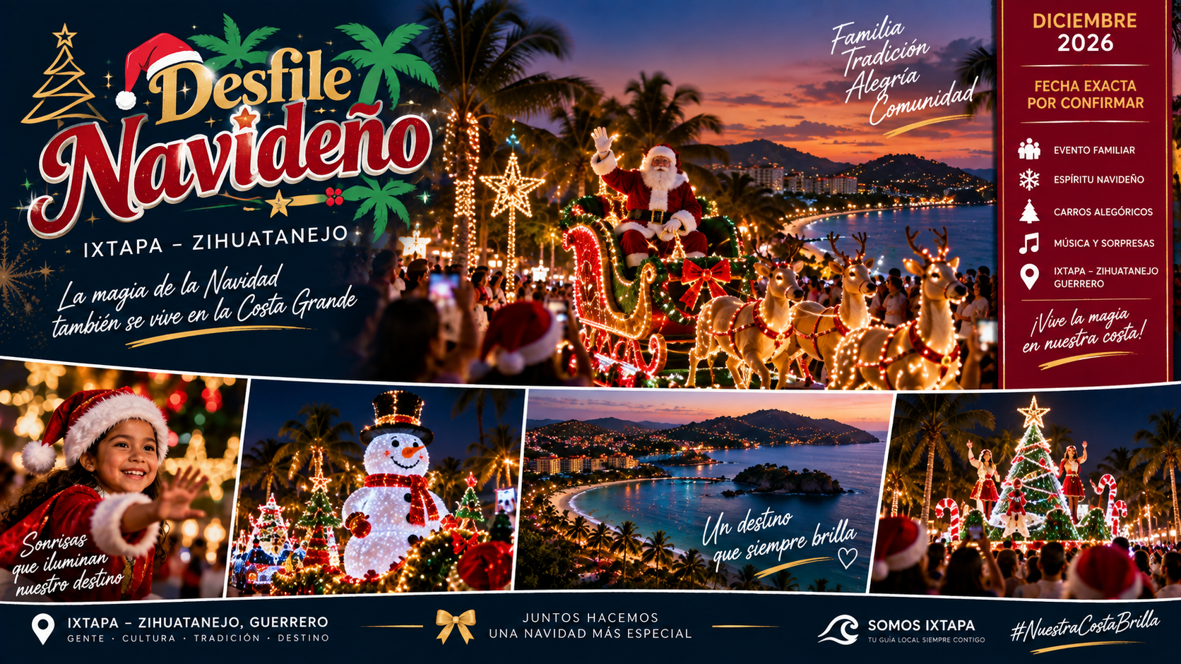 Desfile Navideño Ixtapa–Zihuatanejo 2026