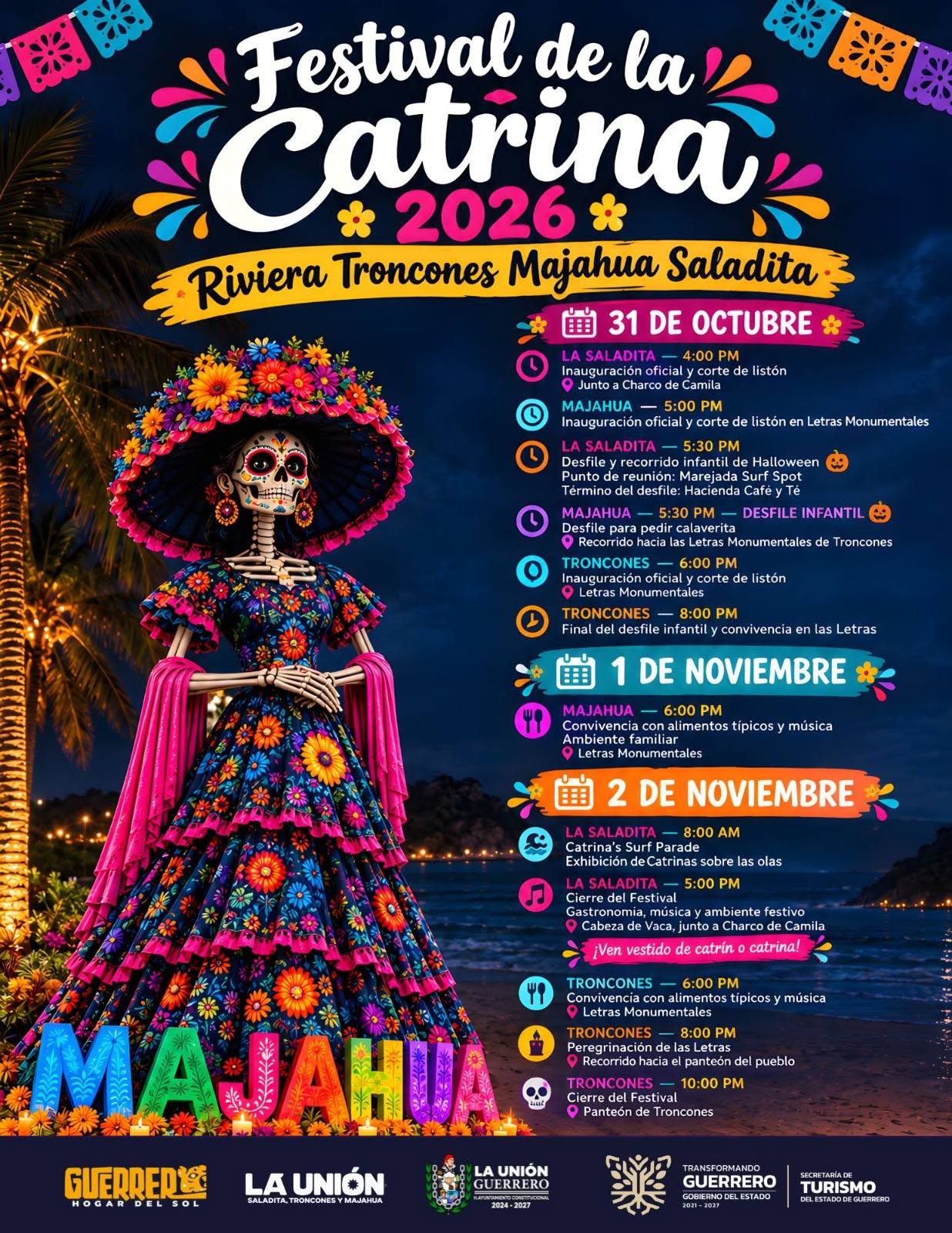 Foto 1 de 1 — Festival de la Catrina 2026 – Convivencia en Majahua